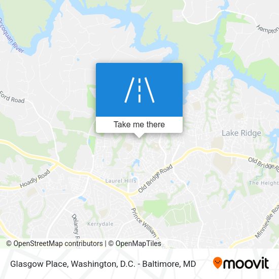 Glasgow Place map