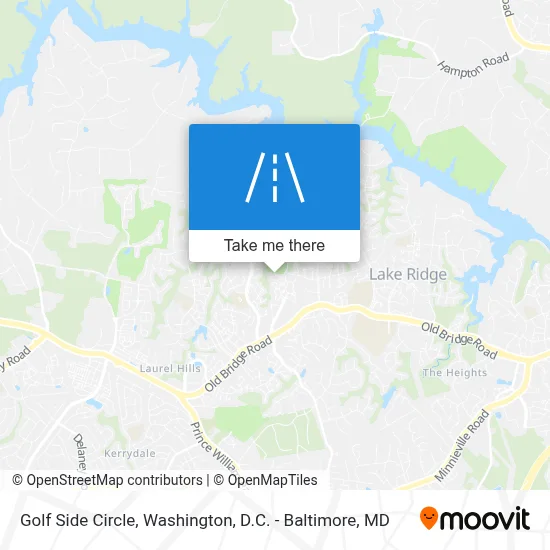 Golf Side Circle map