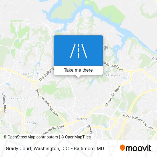 Grady Court map