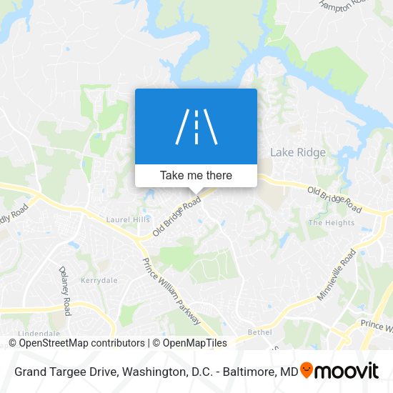 Grand Targee Drive map