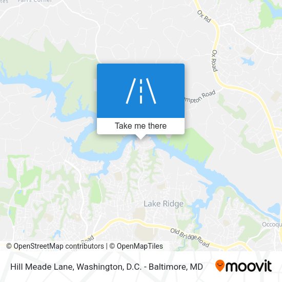 Hill Meade Lane map