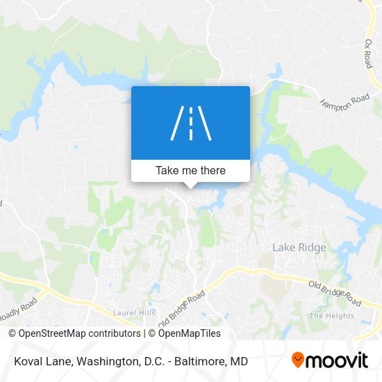 Koval Lane map