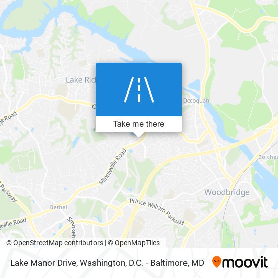 Lake Manor Drive map