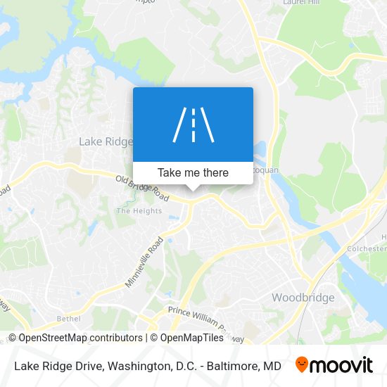 Mapa de Lake Ridge Drive