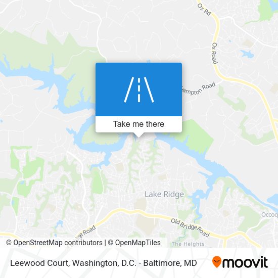 Leewood Court map