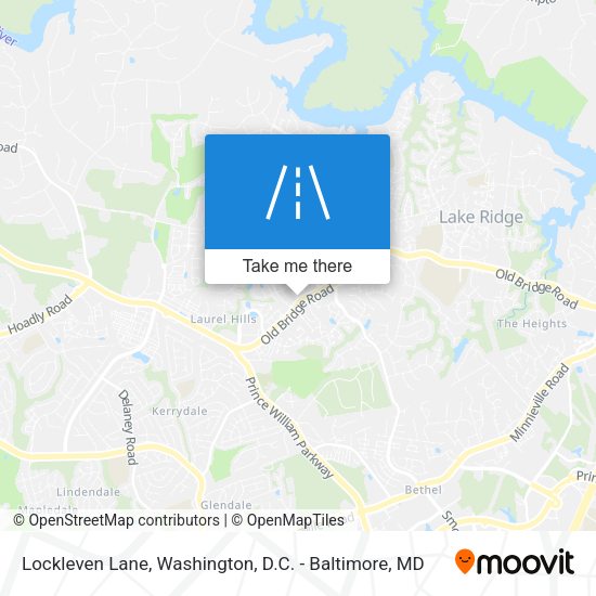 Lockleven Lane map