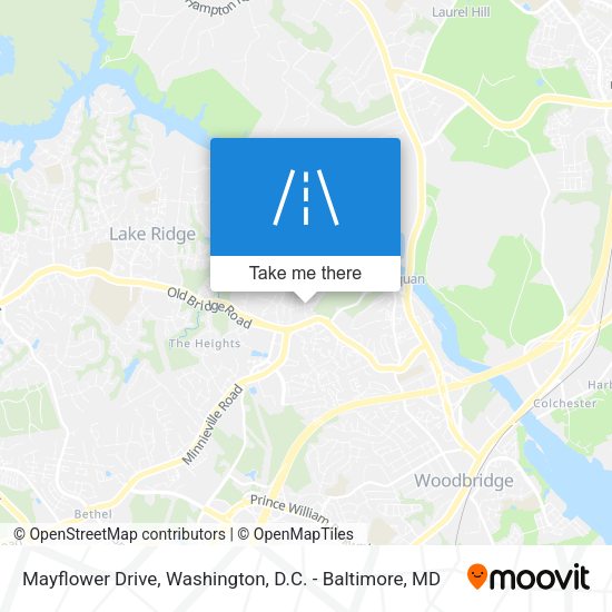 Mapa de Mayflower Drive