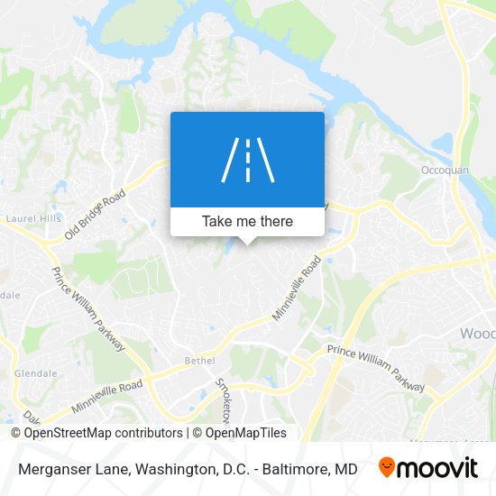 Merganser Lane map