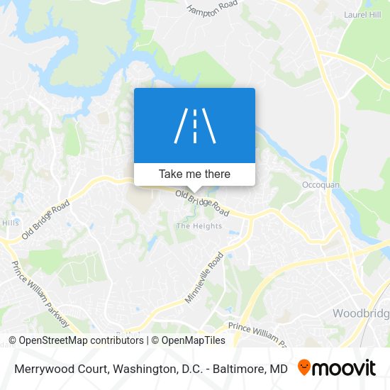 Merrywood Court map