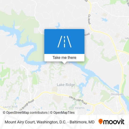 Mount Airy Court map