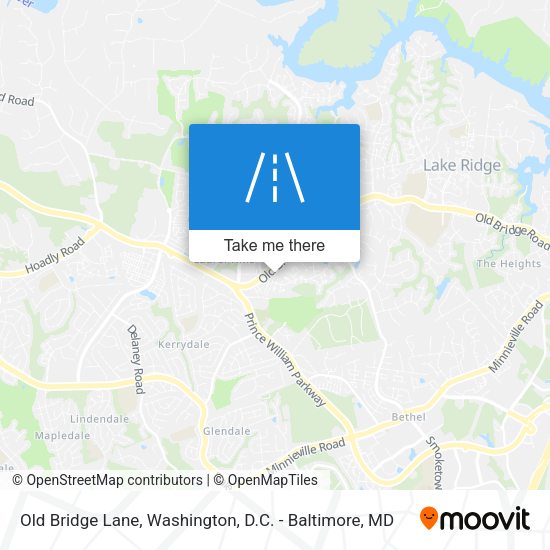 Old Bridge Lane map