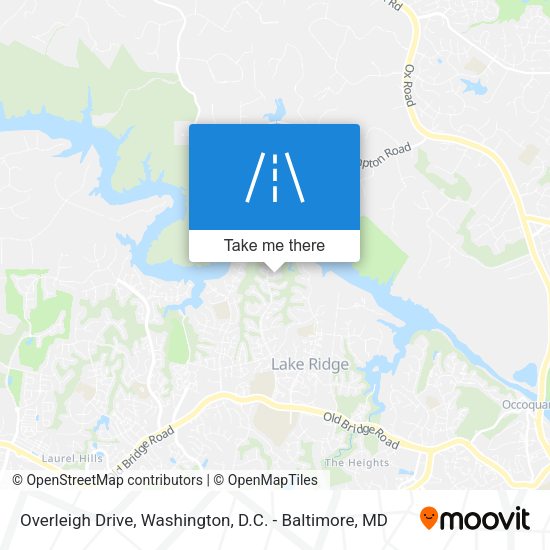 Mapa de Overleigh Drive