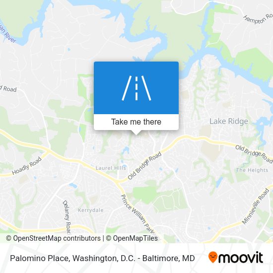 Palomino Place map