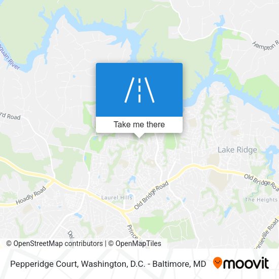 Mapa de Pepperidge Court