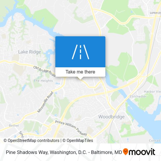 Mapa de Pine Shadows Way