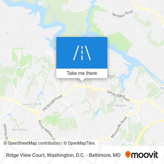 Ridge View Court map