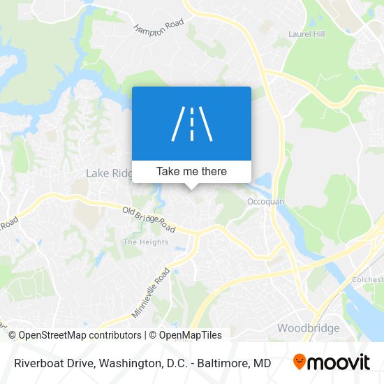 Riverboat Drive map