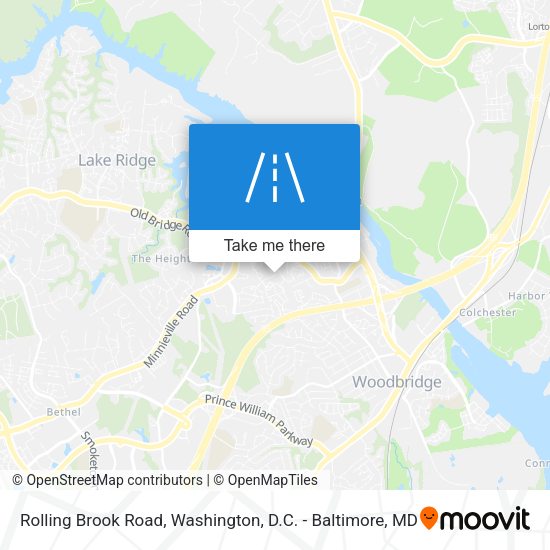 Mapa de Rolling Brook Road
