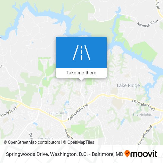 Mapa de Springwoods Drive