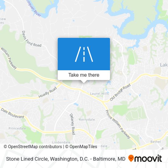Stone Lined Circle map