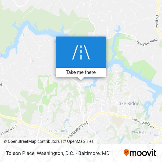 Tolson Place map
