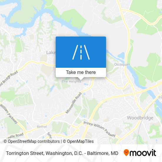 Torrington Street map