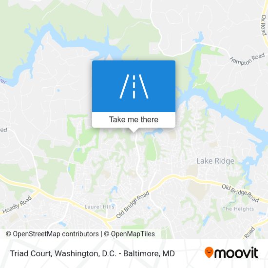 Triad Court map