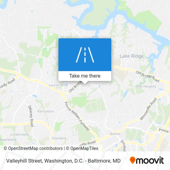 Valleyhill Street map