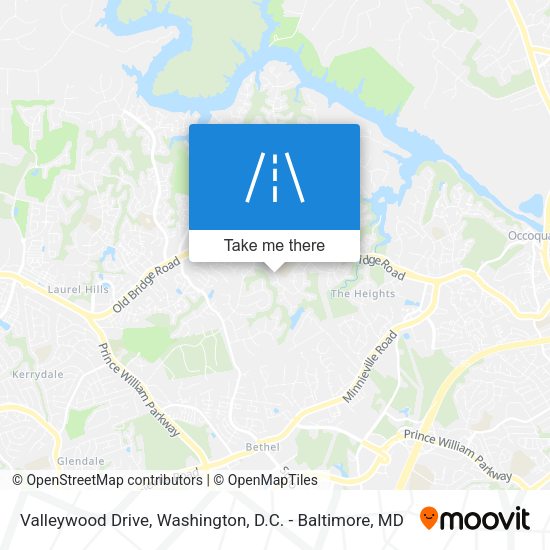 Valleywood Drive map