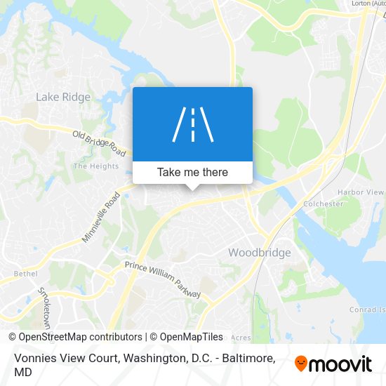Vonnies View Court map