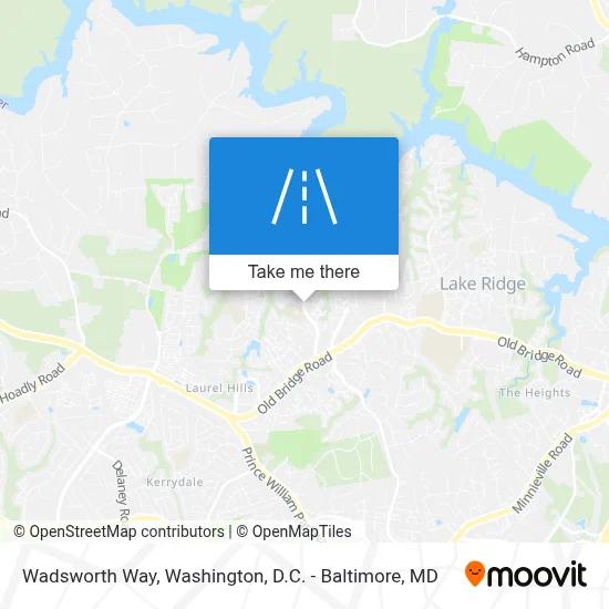 Wadsworth Way map