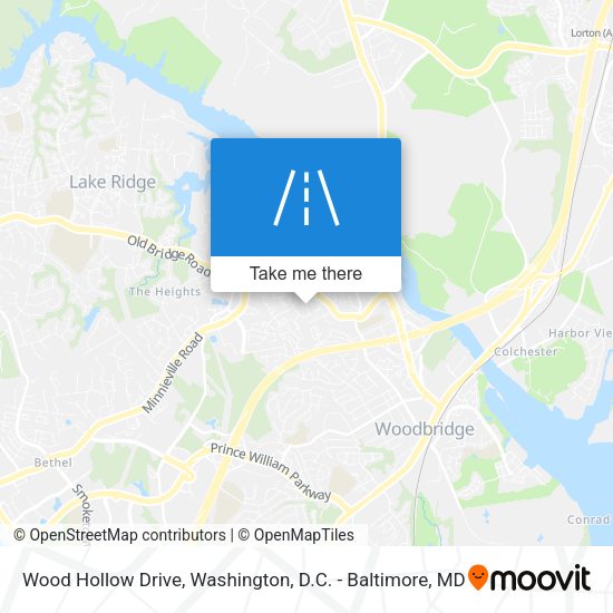 Mapa de Wood Hollow Drive