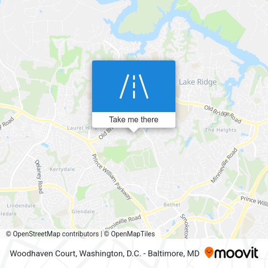 Woodhaven Court map