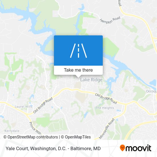 Yale Court map