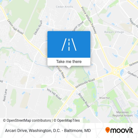 Arcari Drive map