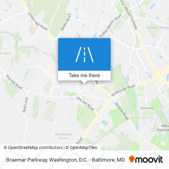 Mapa de Braemar Parkway