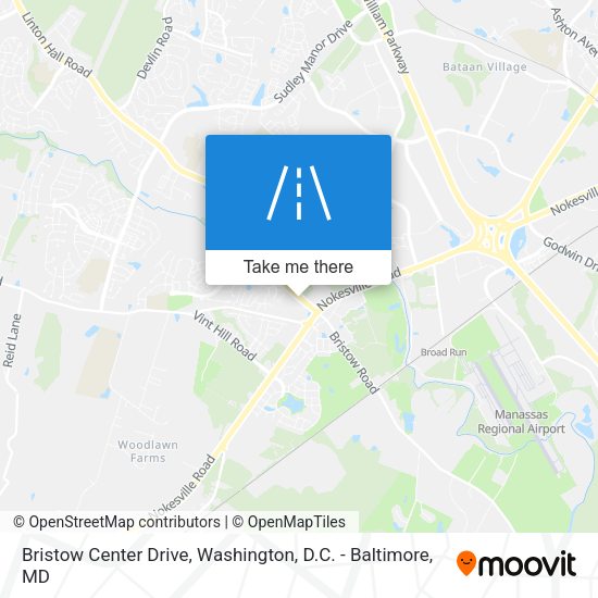 Mapa de Bristow Center Drive