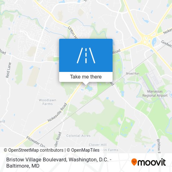 Mapa de Bristow Village Boulevard