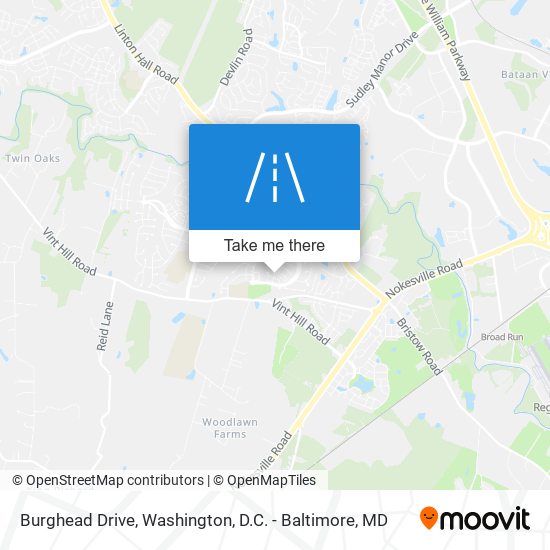 Burghead Drive map
