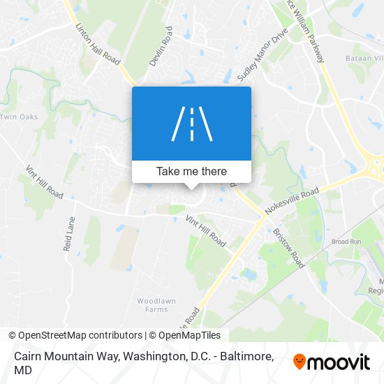 Mapa de Cairn Mountain Way