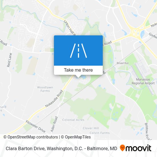 Clara Barton Drive map