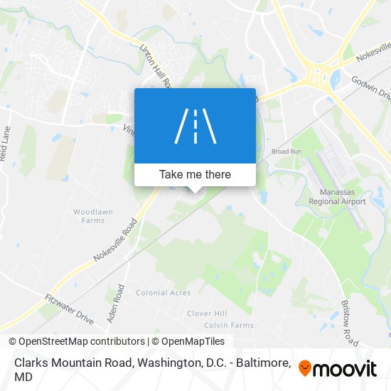Mapa de Clarks Mountain Road