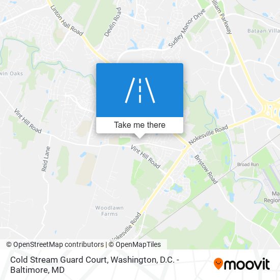 Cold Stream Guard Court map