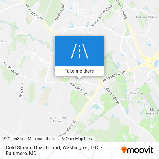 Cold Stream Guard Court map