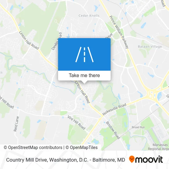 Country Mill Drive map