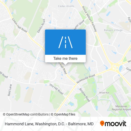 Hammond Lane map