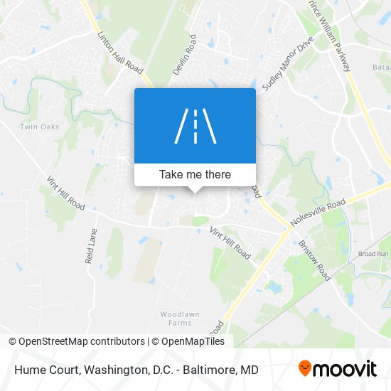 Mapa de Hume Court