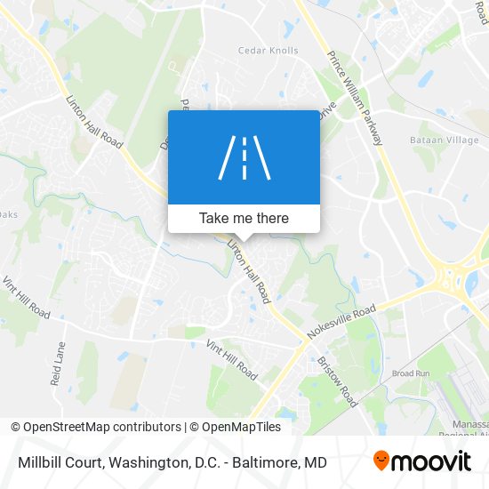 Millbill Court map