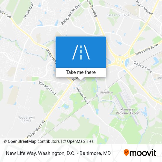 New Life Way map