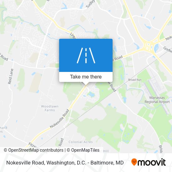 Nokesville Road map